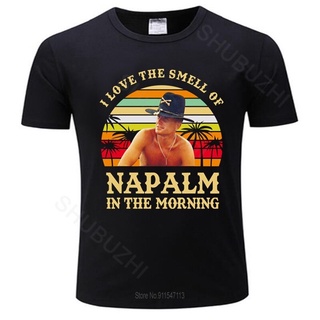 เสื้อยืด ผ้าฝ้าย พิมพ์ลาย Napalm in The Morning สไตล์วินเทจ เรโทร เหมาะกับฤดูร้อน สําหรับผู้ชาย