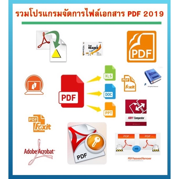 รวมโปรแกรมอ่านไฟล์-pdf-2019