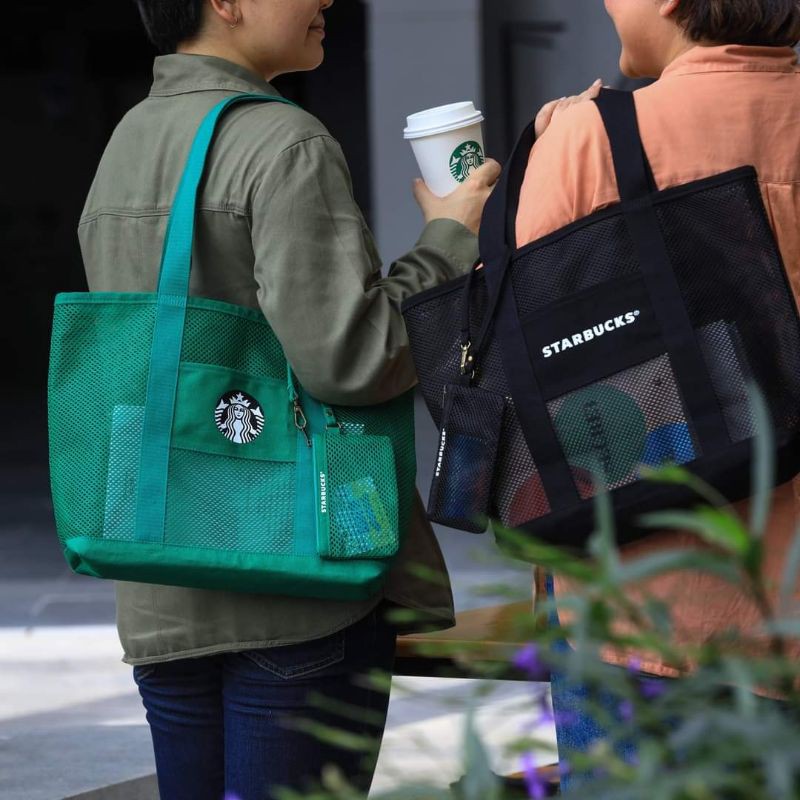 2020 Starbucks Thailand Starbucks Mesh Bag Shopee Thailand