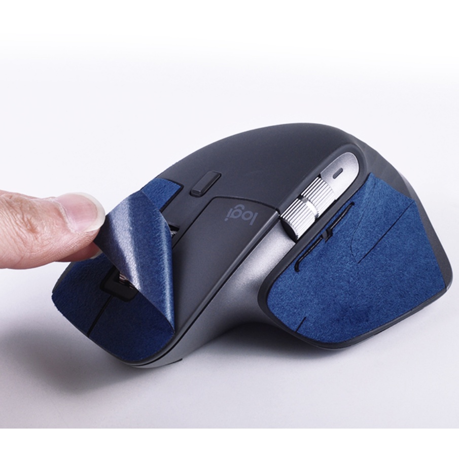 ภาพหน้าปกสินค้าSuitable for Logitech MX Master mouse Alcantara material non-slip stickers comfortable sweat-absorbing all-inclusive color change film จากร้าน happyworld1.th บน Shopee