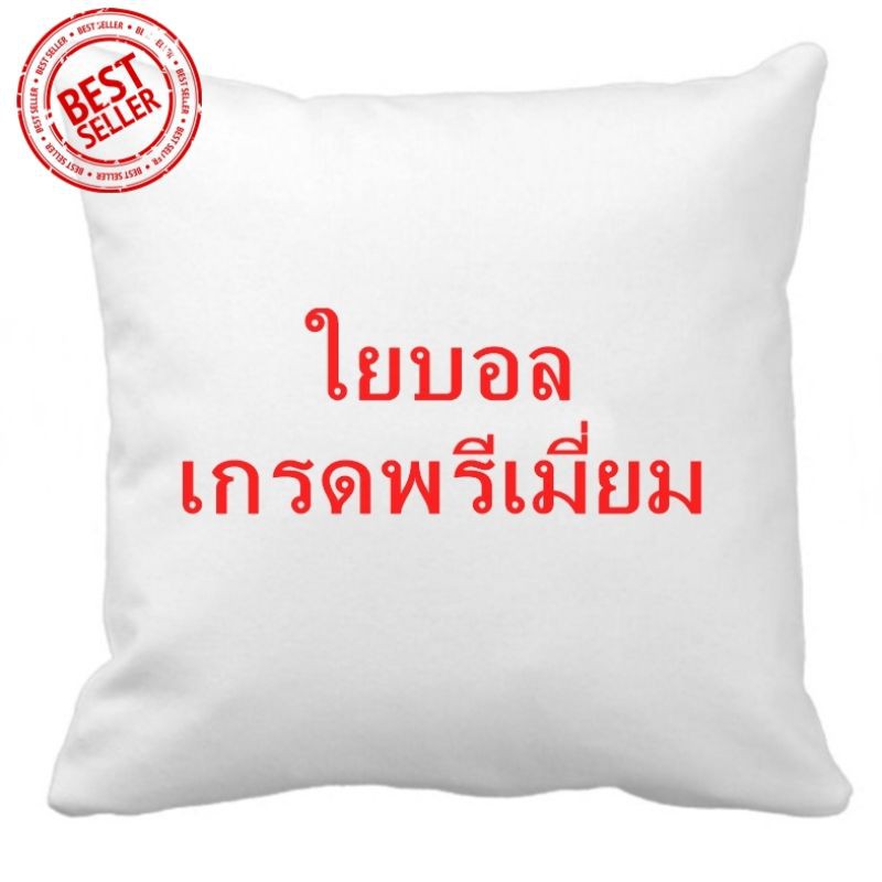 ฺbm-ร้านไทย-หมอนอิง-ใยบอล-ขนาด-24x24-นิ้ว-สีขาว-หมอนใบใหญ่-หมอนอิงโซฟา-หมอนอิงในรถ-หมอนอิงหลัง-หมอนอิงน่ารัก-หมอนกอด