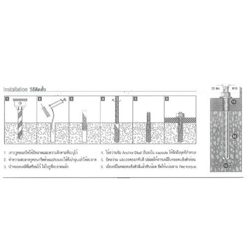 fastenic-ปลั๊กเคมี-cm1090-10ตัว-กล่อง