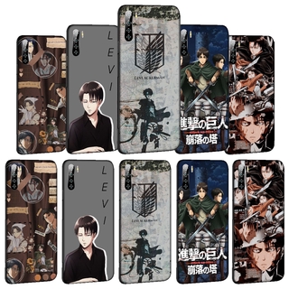 เคสซิลิโคนนิ่ม ลาย Levi Ackermann Attack On Titan ni87 สําหรับ OPPO A3s A5 A37 Neo 9 A39 A57 A5s A7 A59 F1s A77 F3 A83 A1 F5 A73 F7 F9 Pro A7X