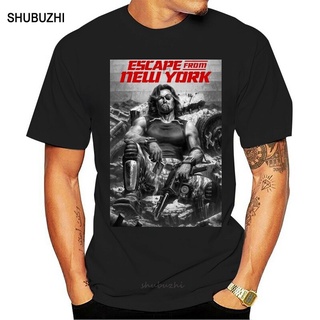 เสื้อยืดผ้าฝ้ายพิมพ์ลายคลาสสิก เสื้อยืด พิมพ์ลายภาพยนตร์ New York Kurt Russell สไตล์คลาสสิก แฟชั่นสําหรับผู้หญิง