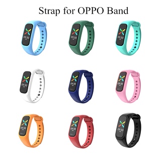 สายรัดข้อมือ ซิลิโคน สําหรับ OPPO Band เปลี่ยนสร้อยข้อมือ กีฬา สายรัดข้อมือ กันน้ํา นุ่ม สําหรับ OPPO Smart Band เข็มขัด