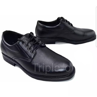 ภาพขนาดย่อของภาพหน้าปกสินค้าCSB รองเท้าหนังผูกเชือก 4 รู สีดำ CM545 ไซส์ 39-46 จากร้าน i_am_shoes บน Shopee ภาพที่ 3