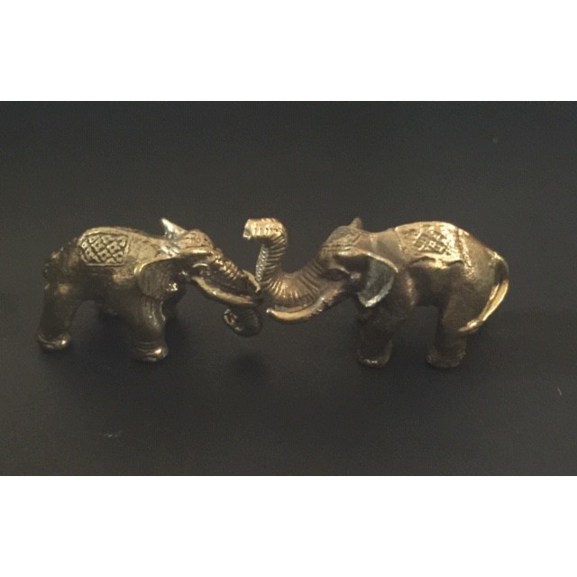 ช้างคู่-งานทองเหลือง-คชสาร-พญาคชสาร-พญาช้าง-คชสารบันดาลทรัพย์