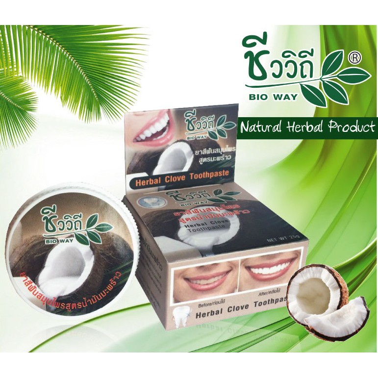 ชีววิถี-ยาสีฟันสมุนไพร-สูตรน้ำมะพร้าว-25-กรัม-bio-way-herdal-coconut-toothpaste-8605