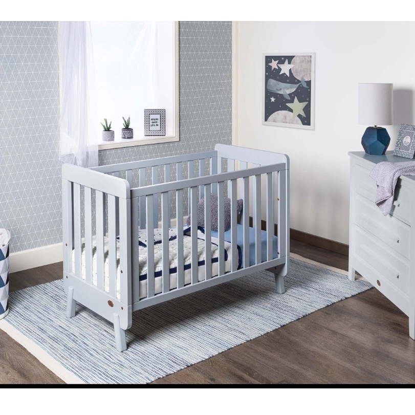 babyinstyle-harbour-cot-bed-pebble-เตียงเด็ก-เตียงนอนเด็ก-เตียงทารก-รุ่น-harbour-สีเทา-จาก-boori-australia