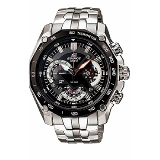 Casio Edifice นาฬิกาข้อมือผู้ชาย รุ่น EF-550D-1AVDF - Silver/Black