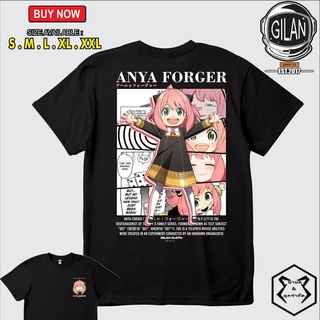 เสื้อยืด พิมพ์ลายอนิเมะ Spy X FAMILY ANYA FORGER V3