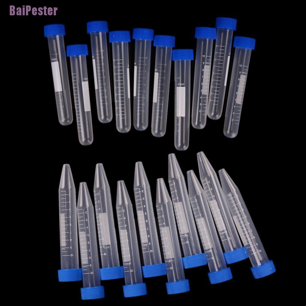 baipester-หลอดทดลองพลาสติก-10-มล-10