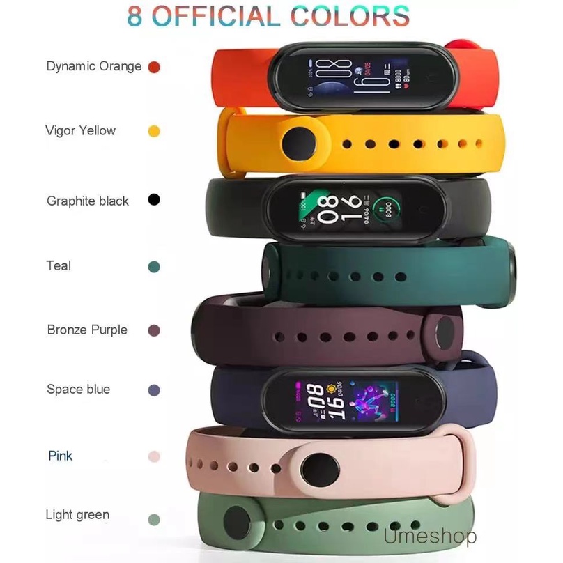 ภาพหน้าปกสินค้าสาย mi band 6 miband 5 สายเสริม Mi band6 พร้อมส่ง - สาย xiaomi Miband 6 miband 5 FILM MIBAND5/6 จากร้าน umeshop บน Shopee