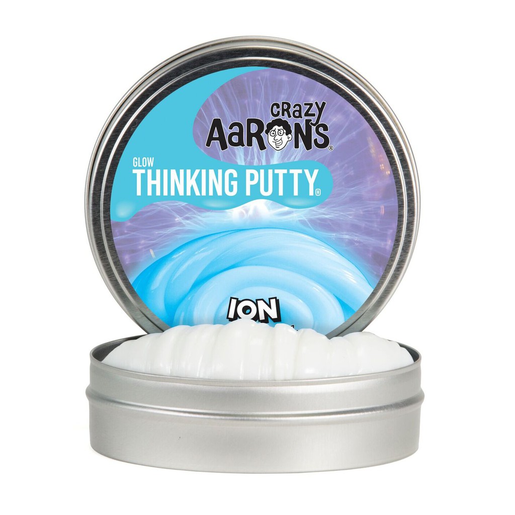 Crazy Aaron 's Thinking Putty รุ่นเรืองแสงในที่มืด สีฟ้า Ion ดินน้ำมัน ...