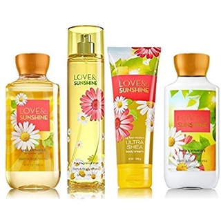 Bath & Body Works  กลิ่น Love & Sunshine  กลิ่นหอมแนว Floral หอมสดชื่นอ่อนหวานน่ารัก ใหม่แท้ 100%  อเมริกา