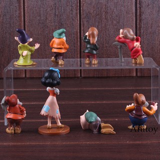 ภาพขนาดย่อของภาพหน้าปกสินค้าฟิกเกอร์ Snow White and The Seven Dwarfs สำหรับเด็ก 8 ชิ้น / ชุด จากร้าน sportshoe.th บน Shopee ภาพที่ 3