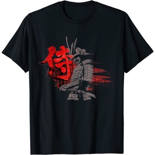 เสื้อยืดแขนสั้นลําลอง พิมพ์ลาย Samurai Warrior Bushido สไตล์ญี่ปุ่น แฟชั่นคู่รัก