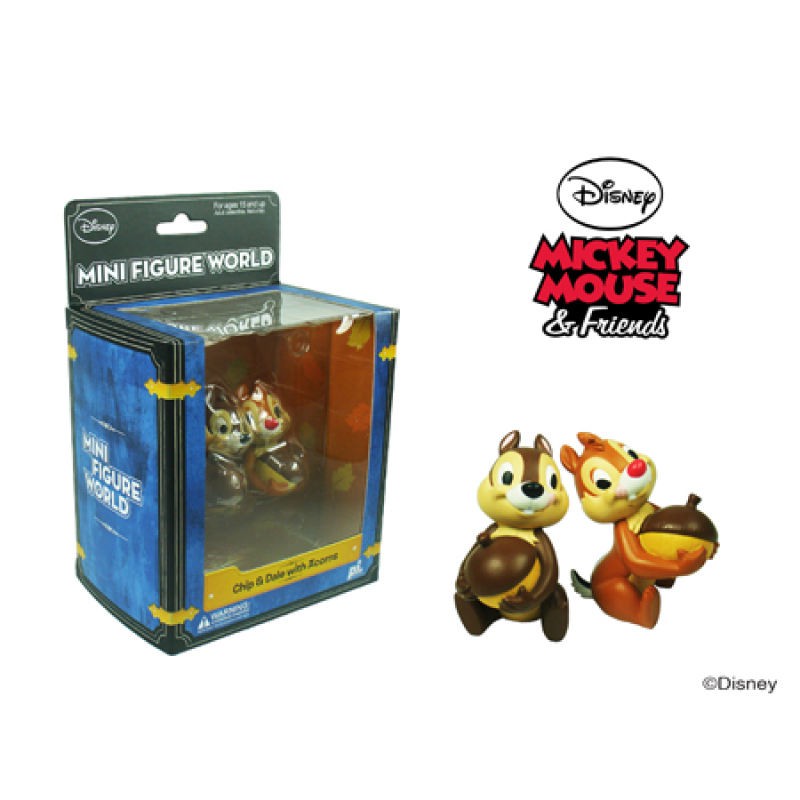 mfw-chip-amp-dale-with-acorns-disney-mini-figure-world-collectible-โมเดล-ของเล่น-ฟิกเกอร์-ดิสนีย์-ตุ๊กตา-การ์ตูน