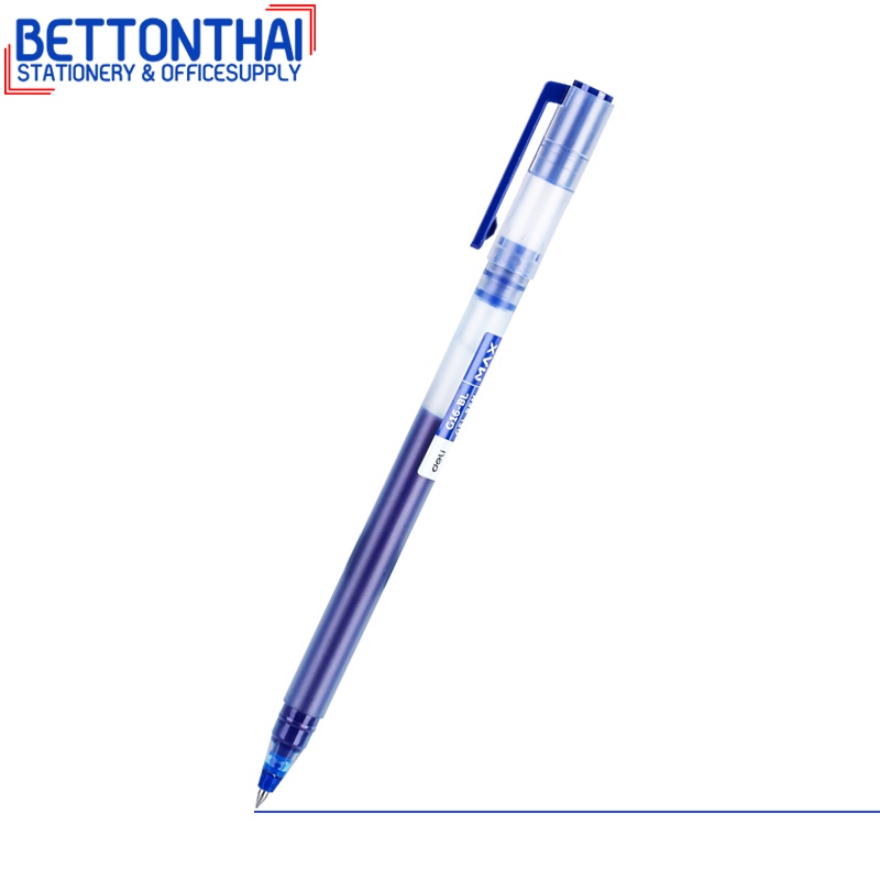 deli-g16-gel-pen-ปากกา-ปากกาเจลแบบปลอก-หมึกน้ำเงิน-0-5mm-แพ็ค-1-แท่ง-ปากกา-อุปกรณ์การเรียน-เครื่องเขียน-ปากกาเจล