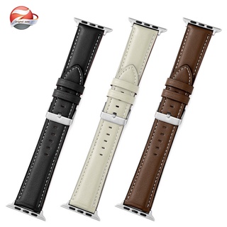 สําหรับแอปเปิ้ลวอช สายนาฬิกาสายหนัง watch series7 6 5 4 3 2 1 SE สายนาฬิกา smart watch ขนาด38/40/41mm/42/44/45mm