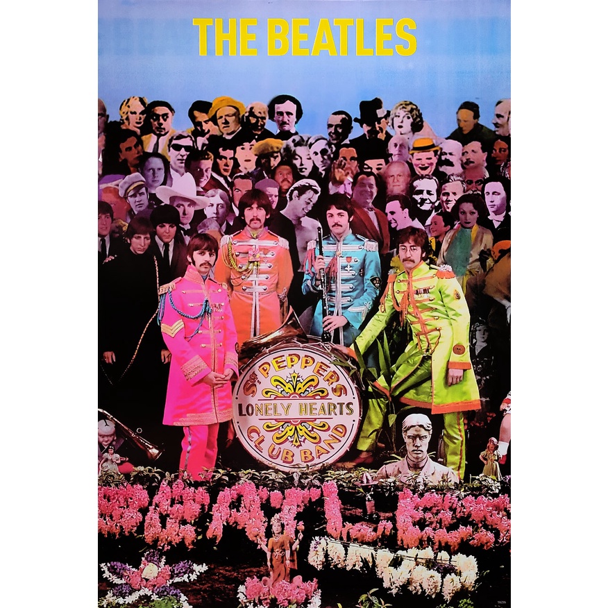 โปสเตอร์-รูปถ่าย-วง-ดนตรี-4เต่าทอง-the-beatles-1960-70-poster-24-x35-inch-british-pop-rock-music-photo-vintage-v19