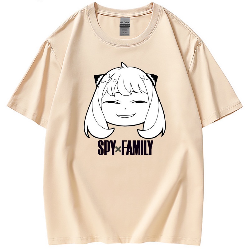 เสื้อผ้ามีสไตล์เสื้อยืดโอเวอร์ไซส์manga-anime-spy-x-family-ลอยด์-ฟอเจอร์-อาเนีย-ฟอเจอร์-ยอร์-ฟอเจอร์-cotton-ฝ้าย-loid-an