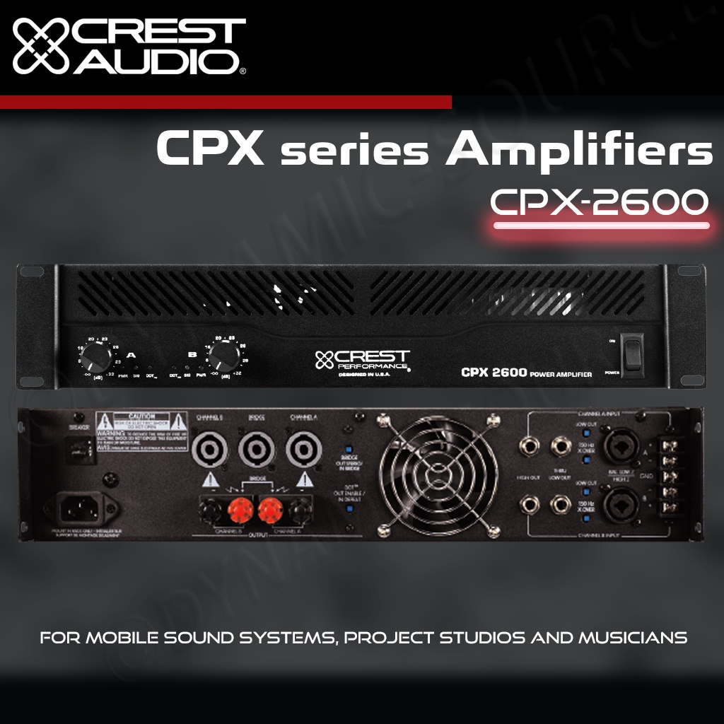 Crest Audio Power Amplifier CPX series Shopee Thailand