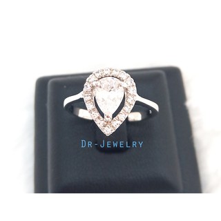 💍 R051 - แหวนเพชร CZ ทรงหยดน้ำ เกรดพรีเมี่ยม💎