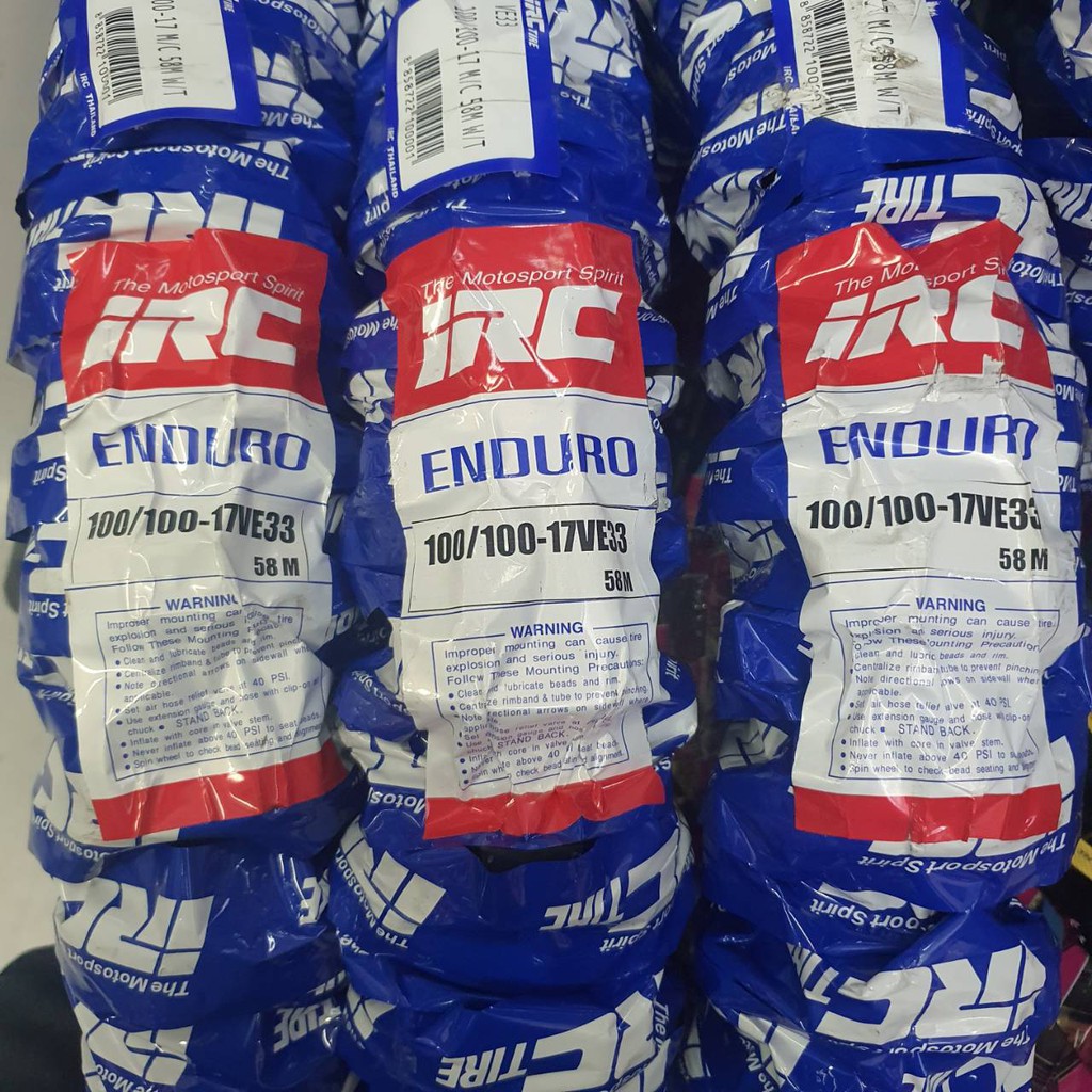 ยางนอกวิบาก (IRC) VE-33 100/100-17 รหัสสินค้า TI10008R | Shopee Thailand