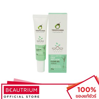 TROPICANA Coco Anti-Acne Clear Gel เจลแต้มสิว 20g