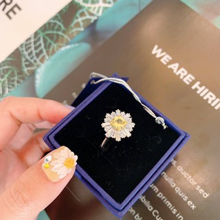 แหวน swarovski แท้ 100% Sunshine Ring Yellow, Rhodium plated