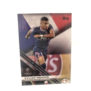 2021-22 Topps UEFA Champions League Soccer Cards Flags of Foundation