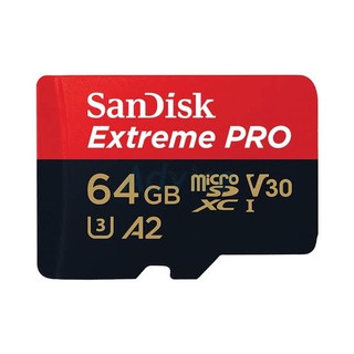 สินค้า SanDisk Extreme Pro microSDXC A2 (SDSQXCY-064G-GN6MA) ความเร็วสูงสุด อ่าน 170MB/s เขียน 90MB