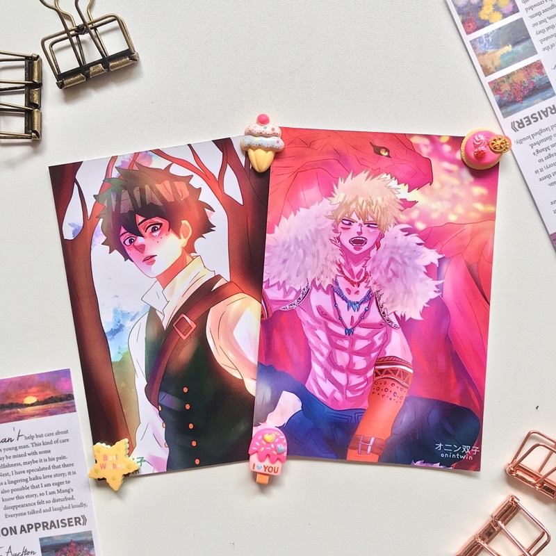 ภาพสินค้าMy hero academia au.fantasy ver. artprint/bnha/mha artprint โดย onintwin จากร้าน onintwinofficialhq.th บน Shopee ภาพที่ 2