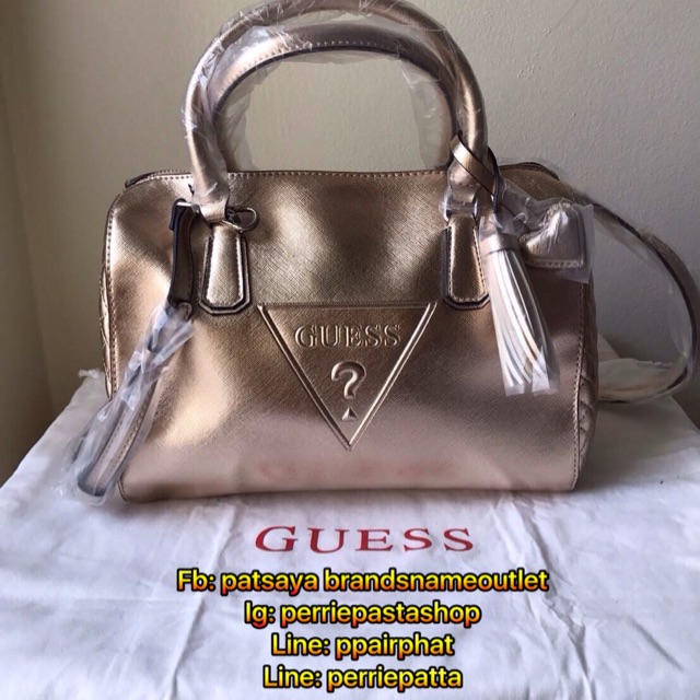 guess-ทรง-speedy-ของแท้มือหนึ่ง-ของใหม่มีถุงผ้า-หนัง-saffiano-สวยหรู-สายยาวปรับถอดได้