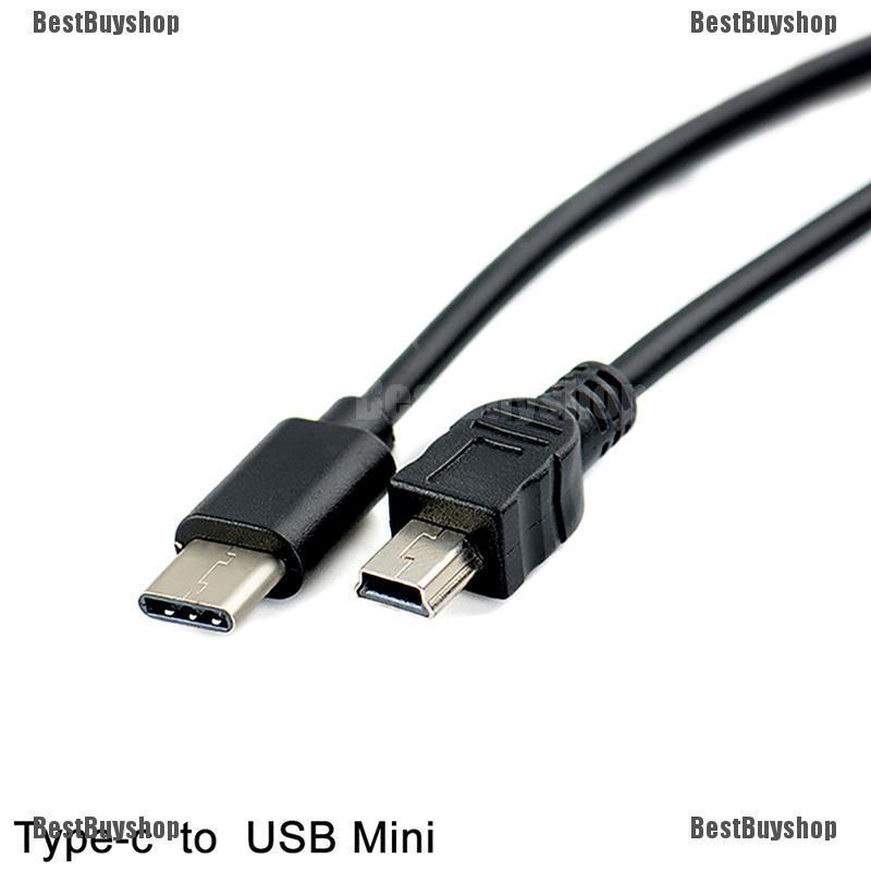 Span-new อะแดปเตอร์แปลงสายเคเบิ้ล USB Type-C เป็น Mini USB-C Male เป็น Mini-B Male