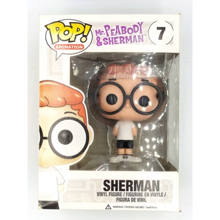 Funko Pop Mr. Peabody &amp; Sherman - Sherman #7 (กล่องมีตำหนิ)