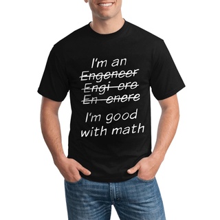 เสื้อวินเทจผญ - การออกแบบผู้ชายตลกสั้นที Im วิศวกร Im ที่คณิตศาสตร์ Engeneer ฟิสิกส์จบการศึกษาสีต่า