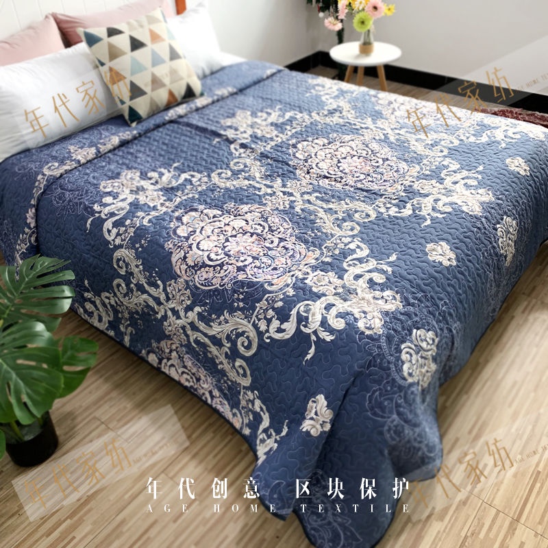 ผ้าคลุมเตียง-bedspread-ชุดเครื่องนอน-220cm-240cm-ผ้าคลุมเตียง-6ฟุต-เตียงผ้าห่มครอบคลุมผ้าฝ้ายชุดเครื่องนอน-ผ้าห่ม