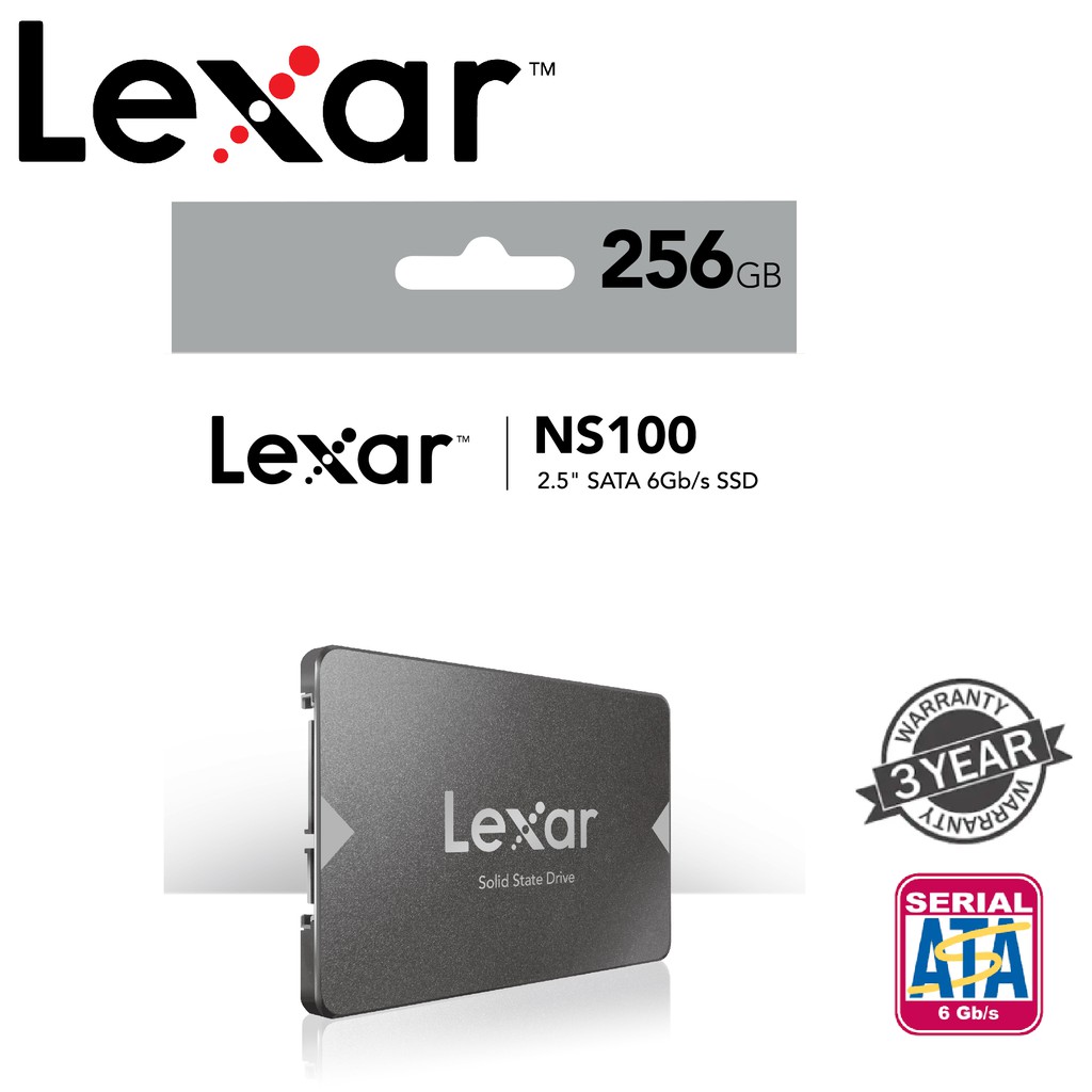 Lexar 256GB NS100 2.5" SATA3 SSD | Shopee Thailand