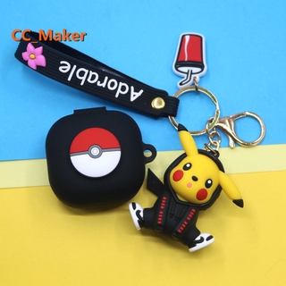 ( In Stock ) เคสซิลิโคนลายการ์ตูน Pok Mon Pikachu Samsung Galaxy Buds Live