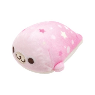 แท้ 100% จากญี่ปุ่น ตุ๊กตา ซานเอ็กซ์ มาเมะโกมะ มินิ San-X Mamegoma Bean Sesame Mini Kawaii Seals Plush Doll (Pink)