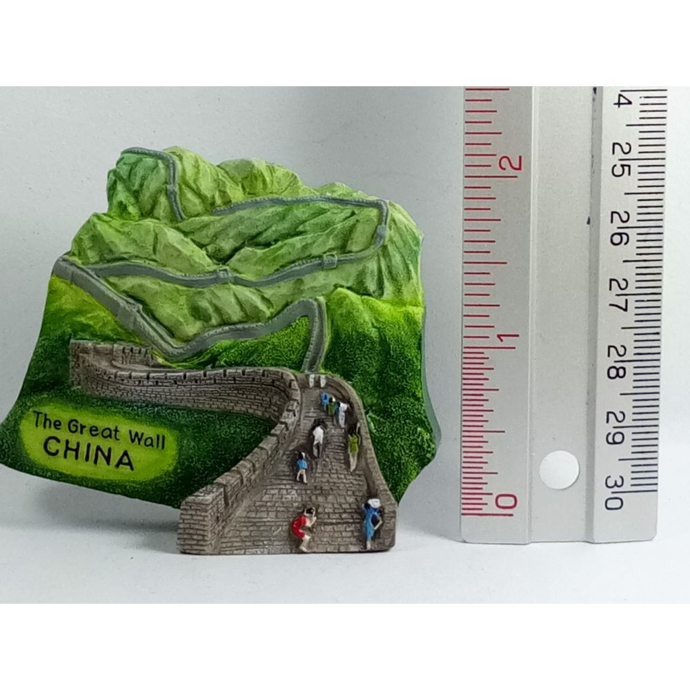 แม่เหล็กติดตู้เย็นนานาชาติสามมิติ-รูปกำแพงเมืองจีน-3d-fridge-magnet-the-great-wall-china