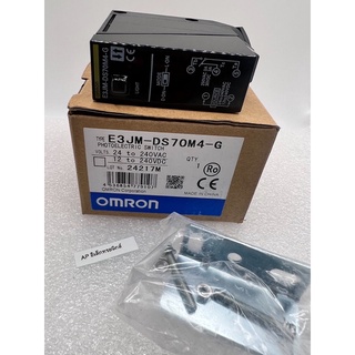 เซ็นเซอร์ E3JM-DS70M4-G. omron PHOTOELECTRIC SWITCH 24 to 240VAC 12 to 240VDC ระยะการจับ 700mm. ของใหม่คุณภาพดี