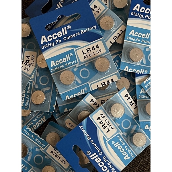 ถ่านกระดุม ACCELL LR44 ตัดแบ่งขาย ของแท้ (0% Hg ไม่มีสารปรอท | Shopee ...