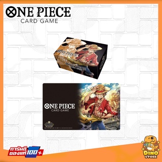 [One Piece Card Game]  Championship Set 2022 Luffy Playmat &amp; Storage Box (ของแท้ 100%)