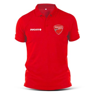 ภาพหน้าปกสินค้าเสื้อโปโลผ้าฝ้ายพิมพ์ลาย Ducati Polo ที่เกี่ยวข้อง