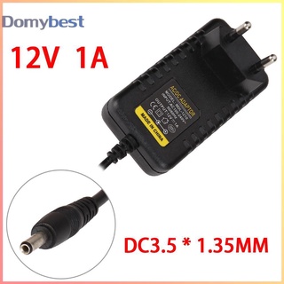 domybestac to dc 3 . 5 มม.x 1 . 35 มม. 12 v 1a อะแดปเตอร์สวิตช์พาวเวอร์ซัพพลาย