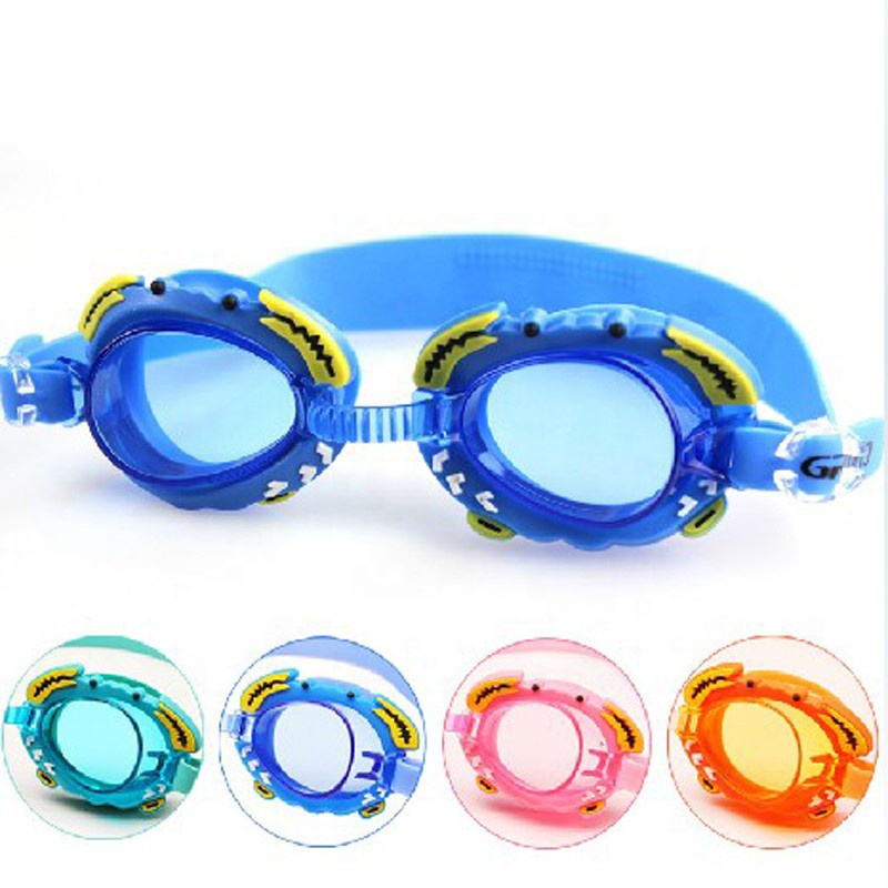 ภาพหน้าปกสินค้าแว่นตาว่ายน้ำเด็ก เลนส์คุณภาพ Anti-Fog & UV protection lens