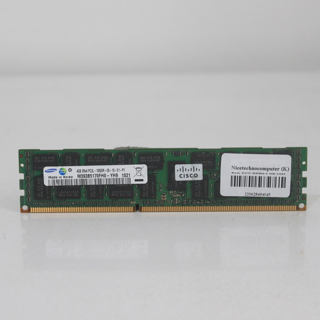 แรม RAM DDR3 ECC 4 GB / FSB 1333 MHz (สำหรับ Sever, Workstation ...